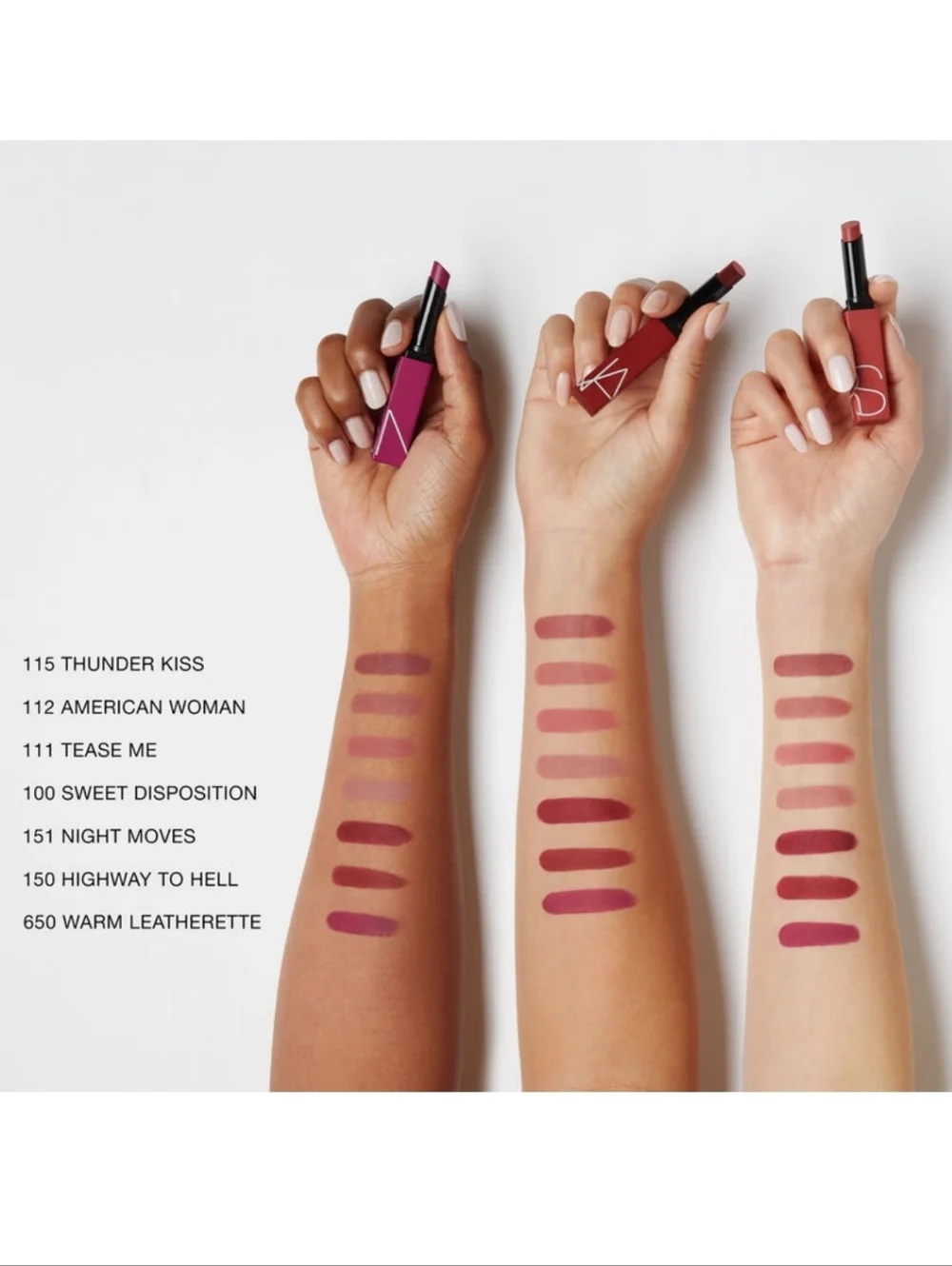 🌺NARS Highway To Hell PowerMatte Lipstick Transfer Resistent Long Wear